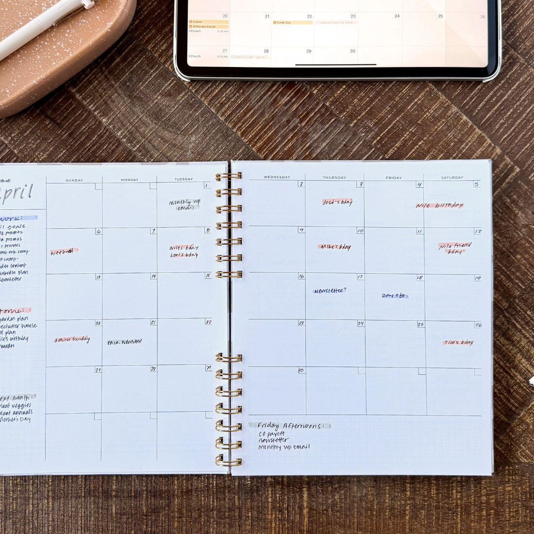 Quarterly Planner in use — customer testimonial from a working professional