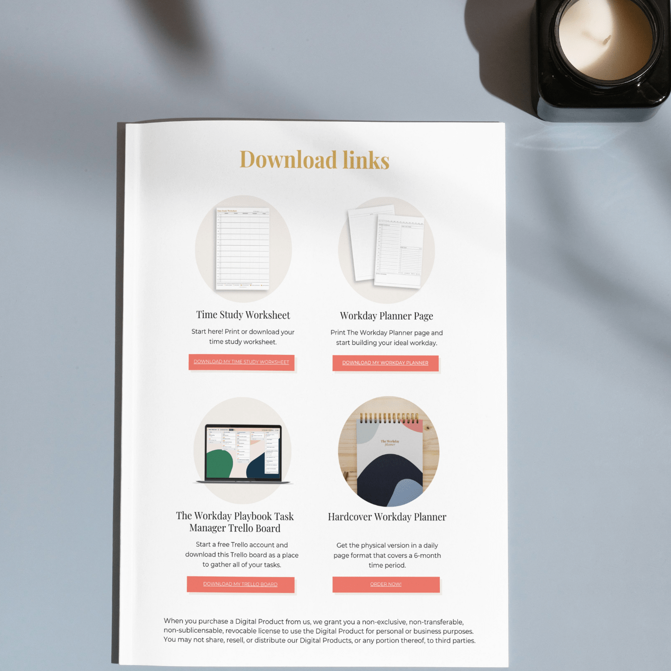 The Workday Playbook - Digital Download - Friday Afternoons Co.