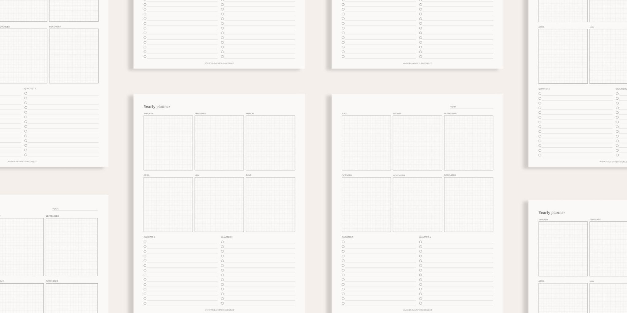 Plan for Success in 2024 with Our Free Yearly Planner Printable - Friday Afternoons Co.