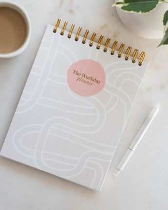 Abstract Maze Workday Planner tabletop