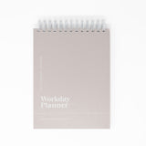 warm beige workday planner daily planner