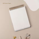 top spiral simple daily planner for work as a desk planner (simple planner notebook) - Friday Afternoons Co.