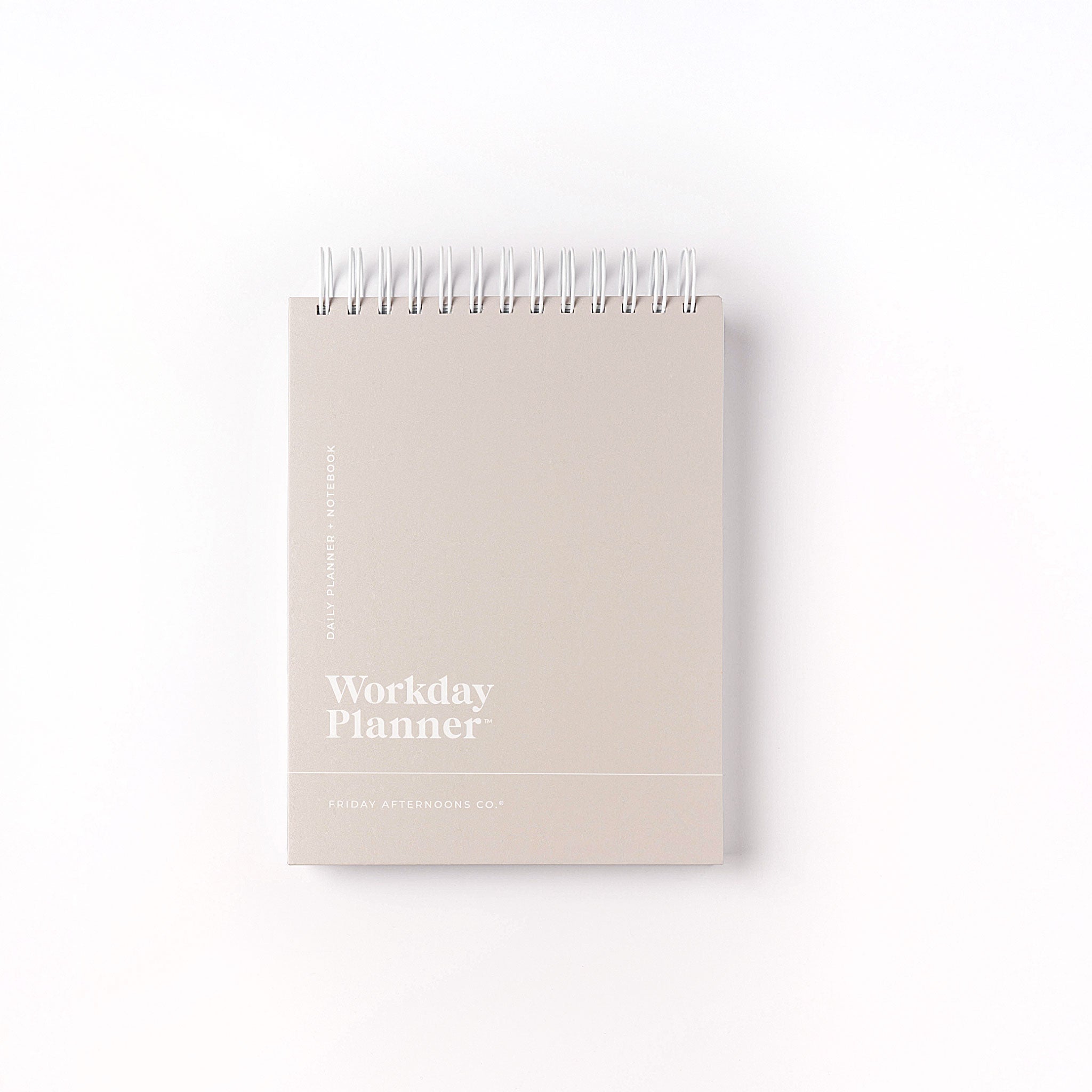 Simple Planner for Work - The Workday Planner (warm beige) - Friday Afternoons Co.